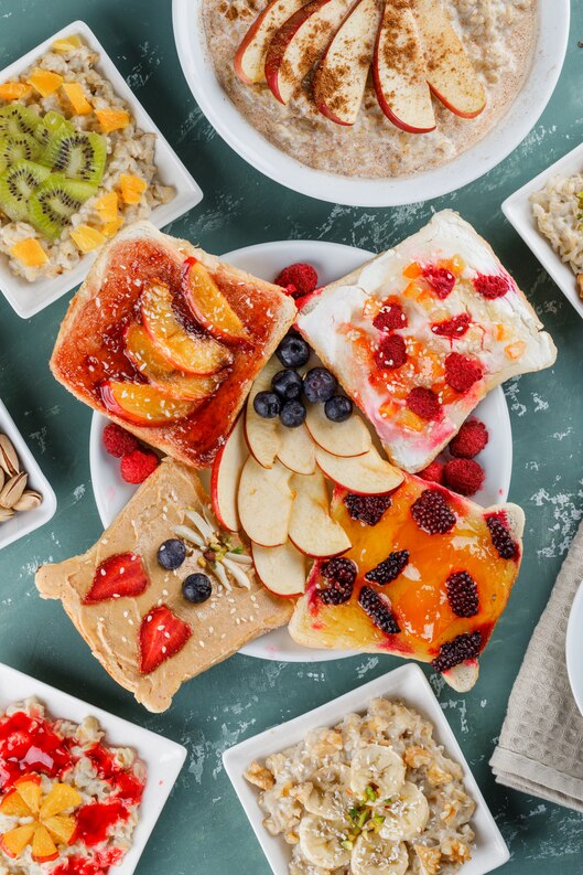 oatmeal-plates-with-fruits-jam-nuts-cinnamon-fruit-medium