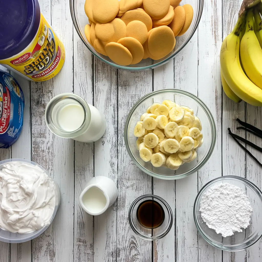 southern no bake banana pudding