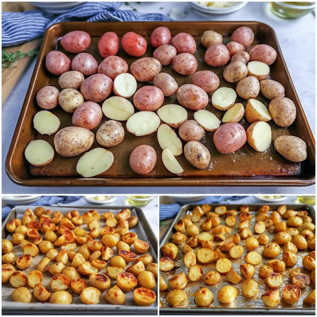 roasted baby potatoes