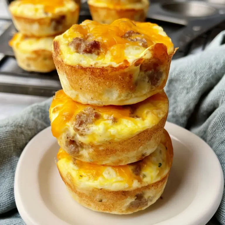 sausage and cheddar egg white bites