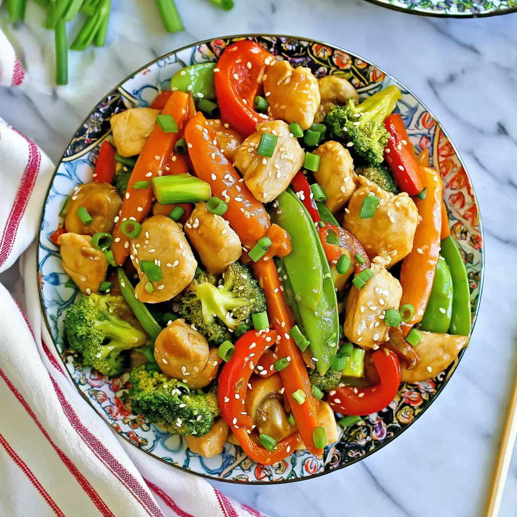 chicken vegetable stir fry