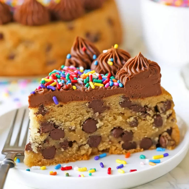 chocolate chip cookie cake