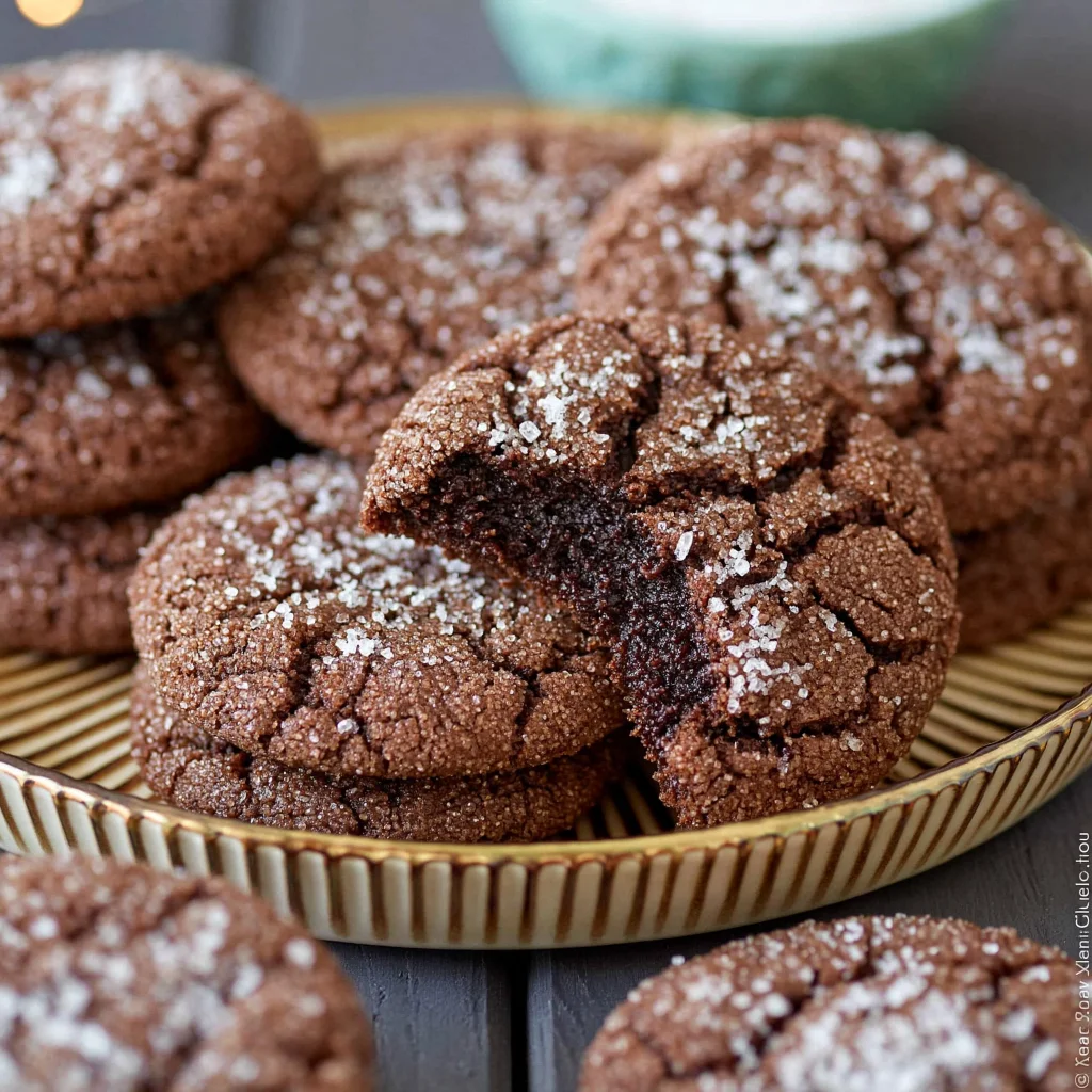 chocolate sugar cookies