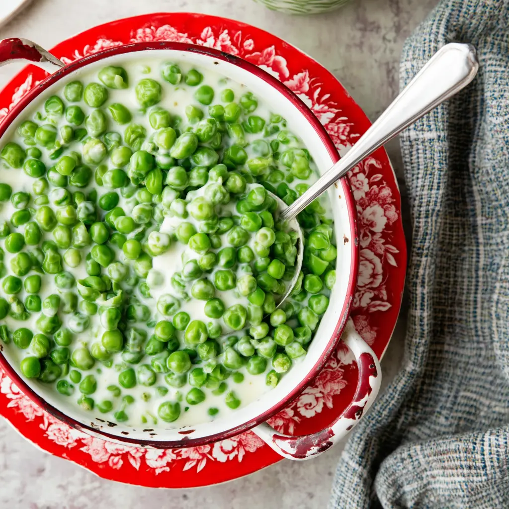 creamed peas