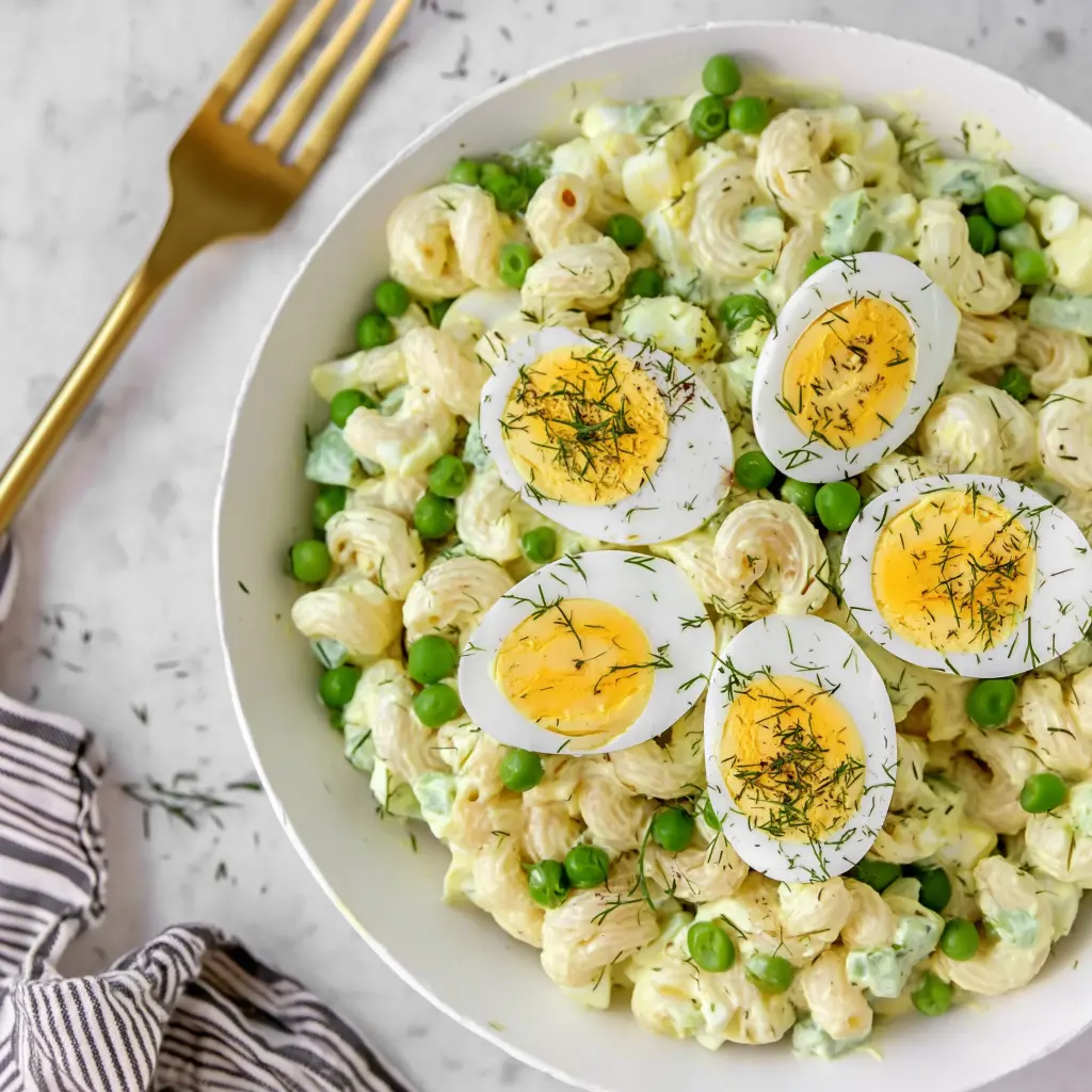 deviled egg pasta salad