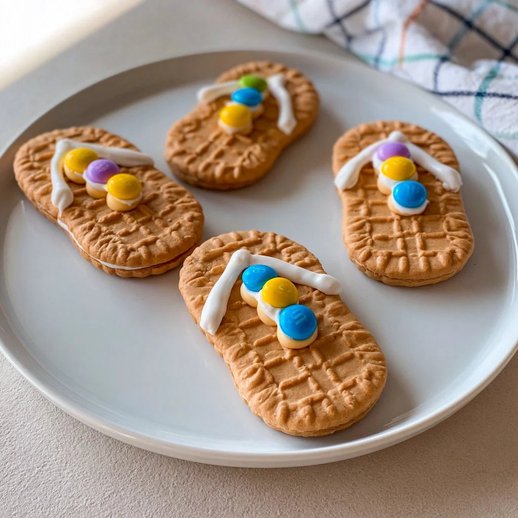 Nutter Butter Flip Flop Cookies That Are Super Easy to Make