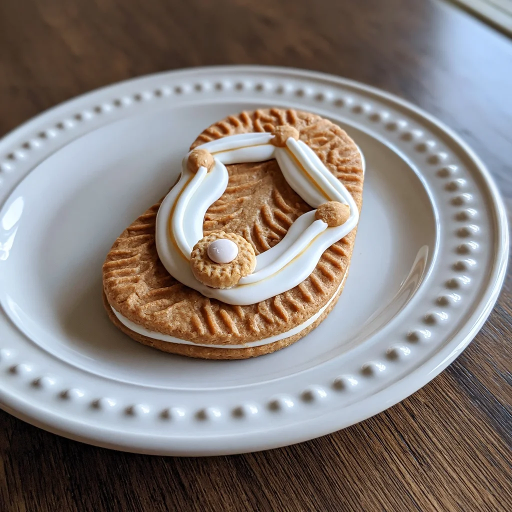 Nutter Butter flip flop cookies
