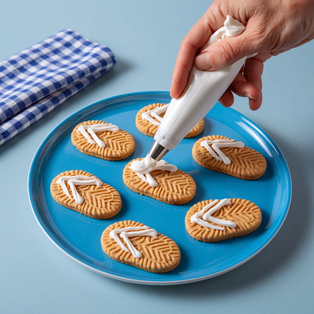 Nutter Butter flip flop cookies