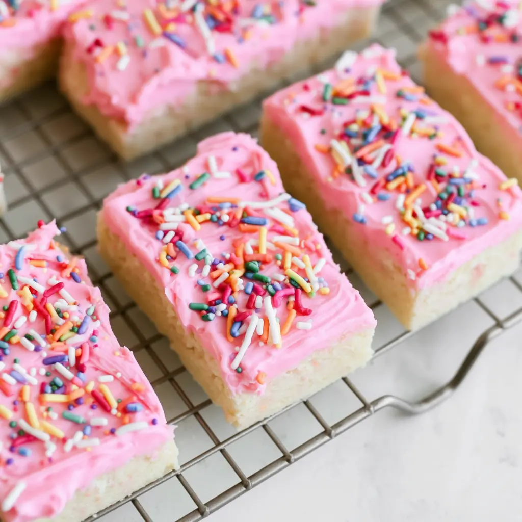 frosted sugar cookie bars
