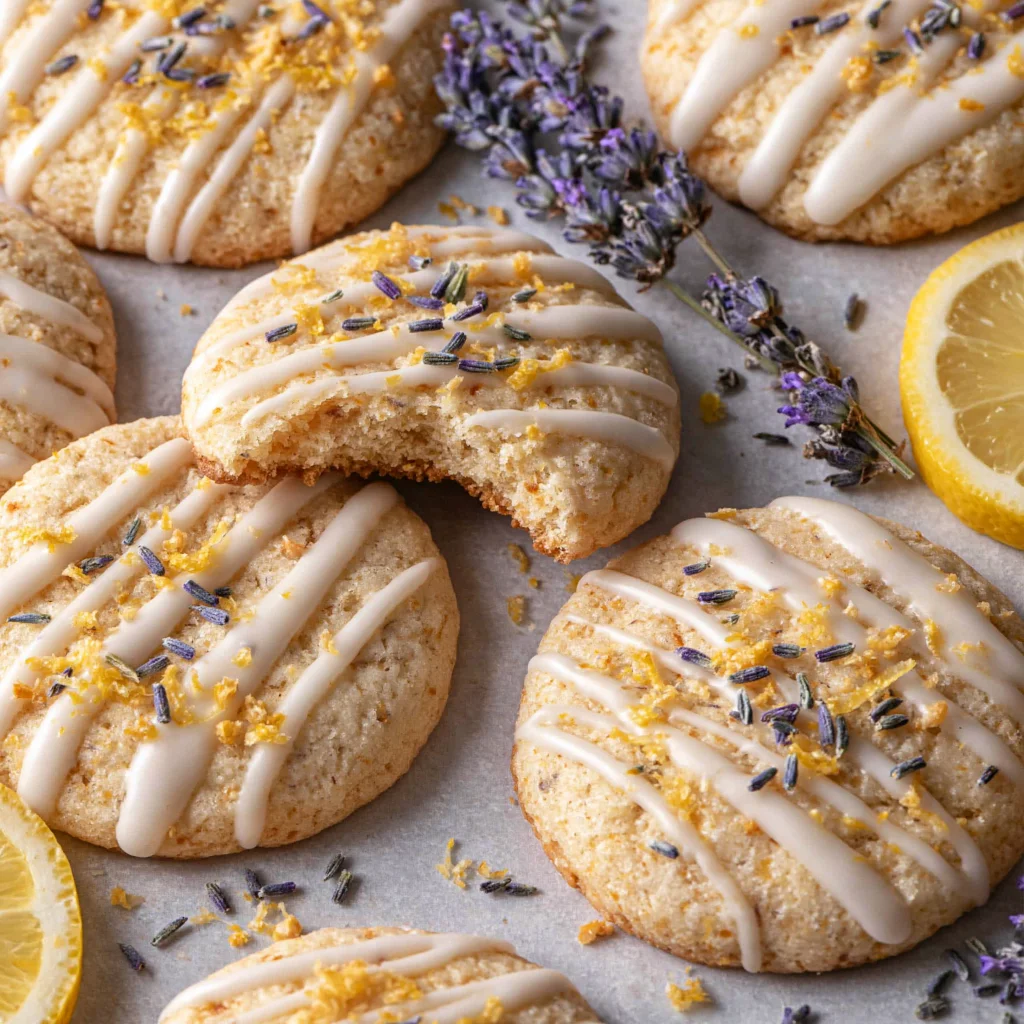lemon lavender sugar cookies