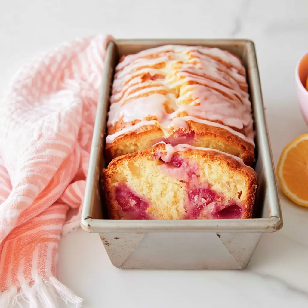 lemon raspberry loaf