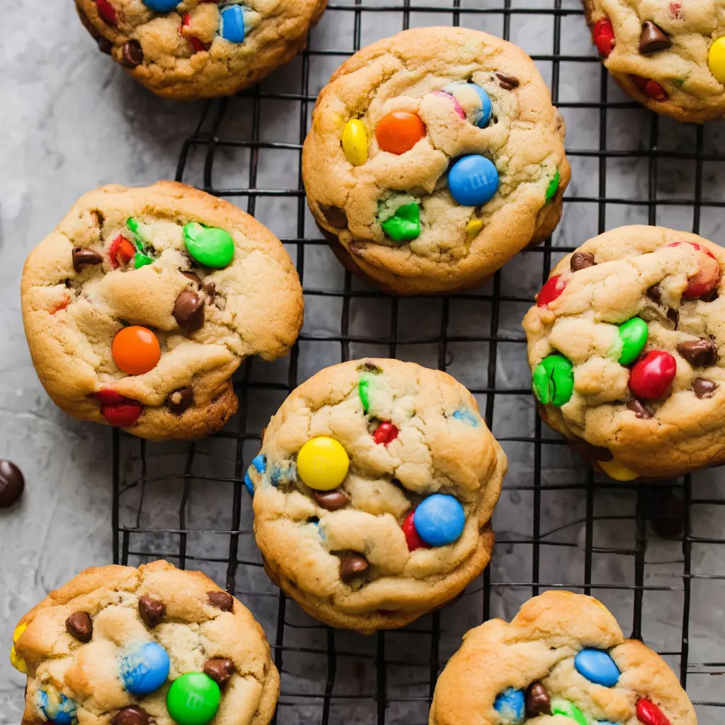 M&M cookies