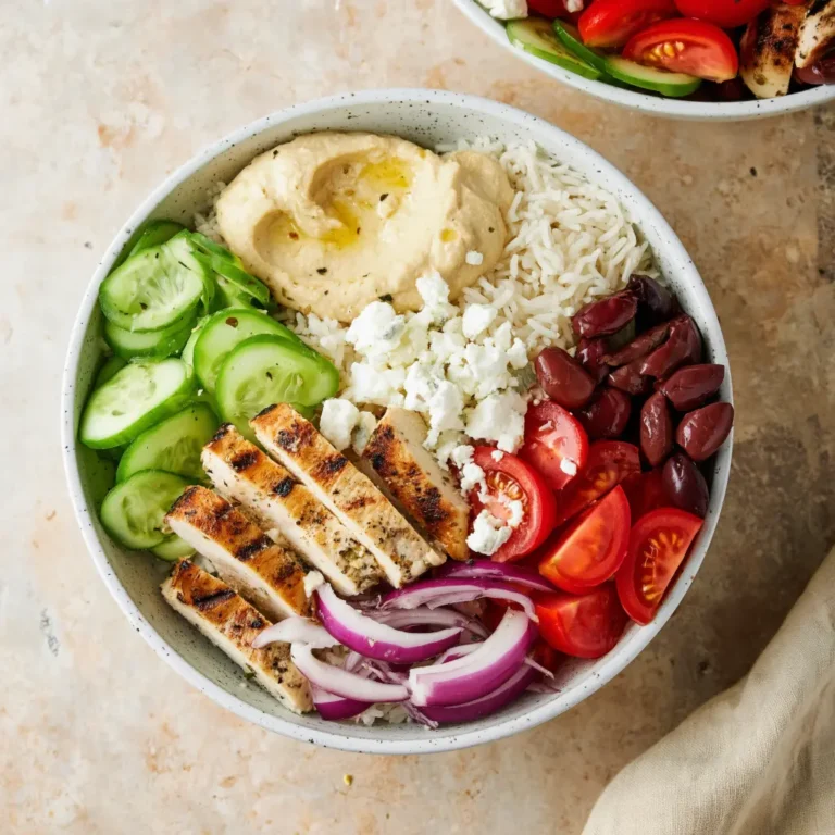 Mediterranean chicken bowls