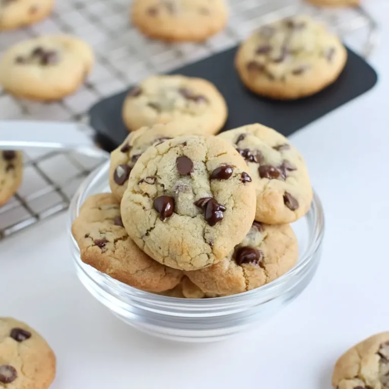 mini chocolate chip cookies