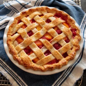 raspberry peach pie