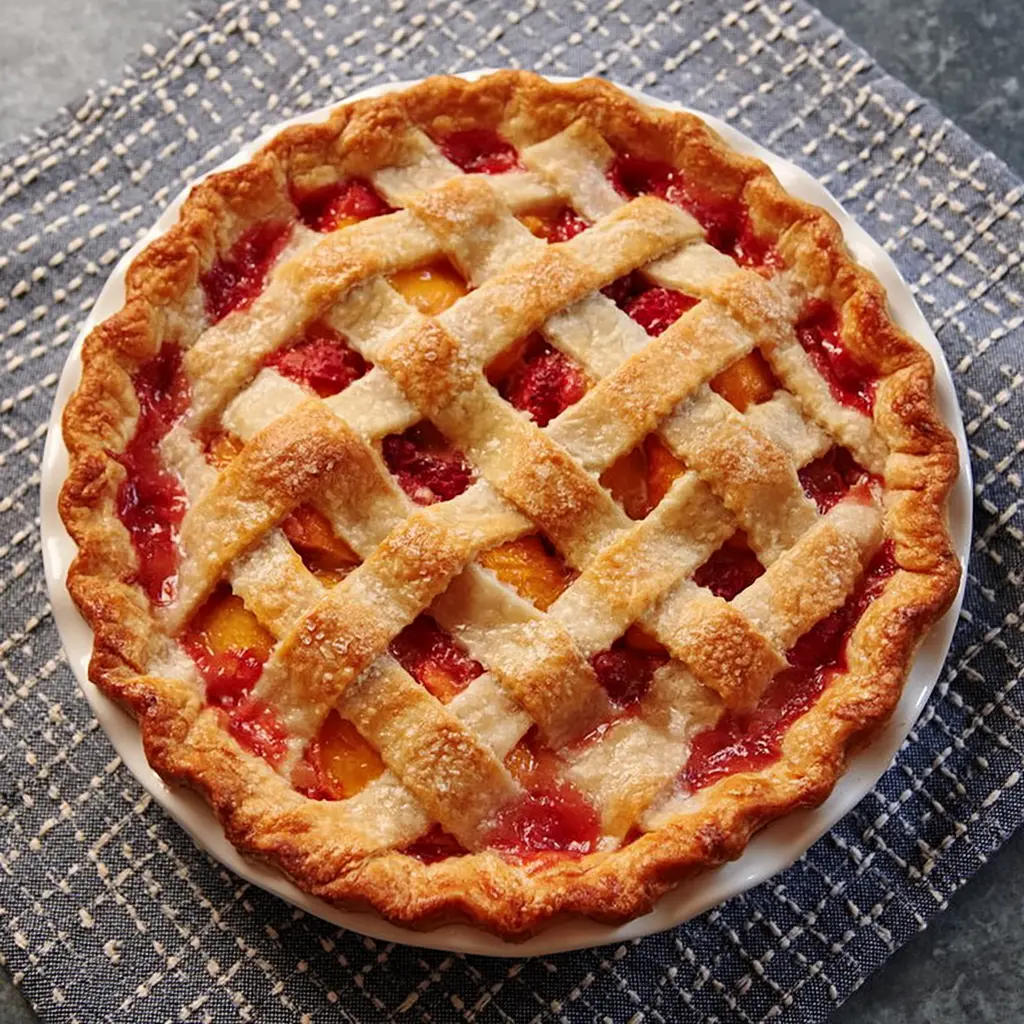 raspberry peach pie