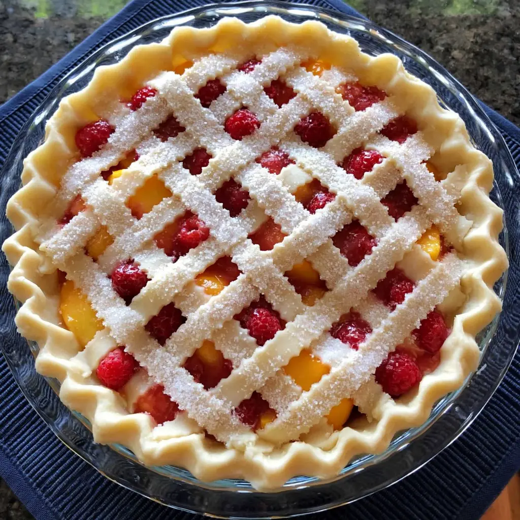 raspberry peach pie
