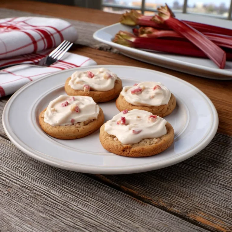 rhubarb cookies