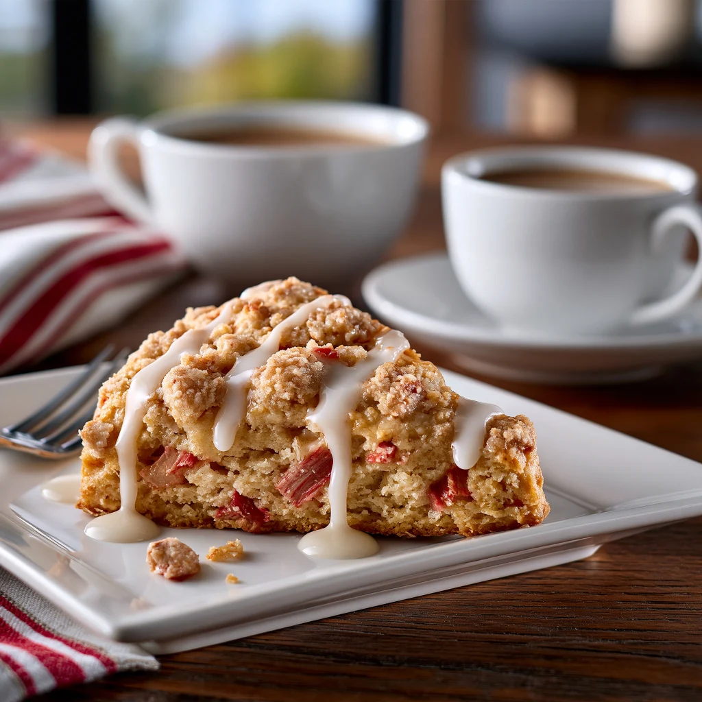 rhubarb scones