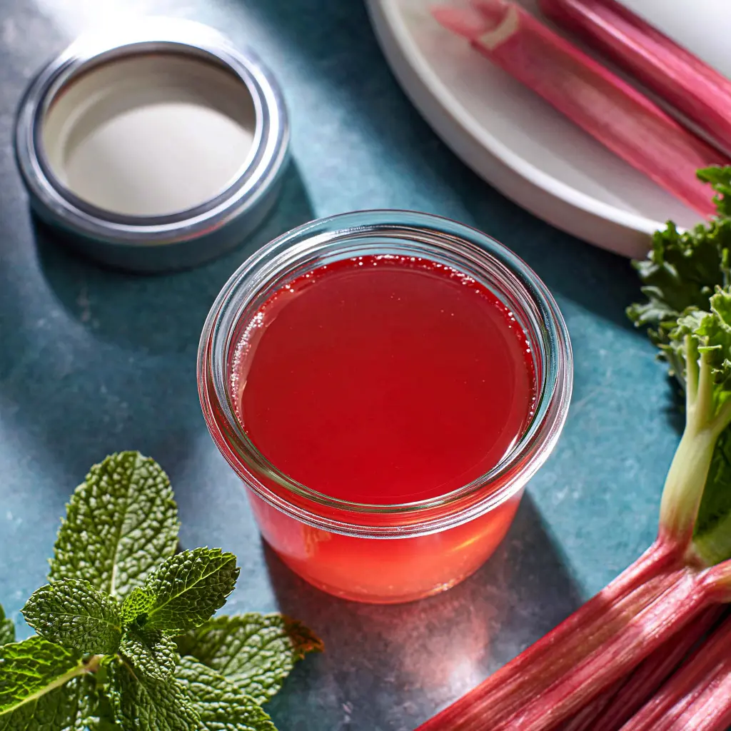 rhubarb simple syrup
