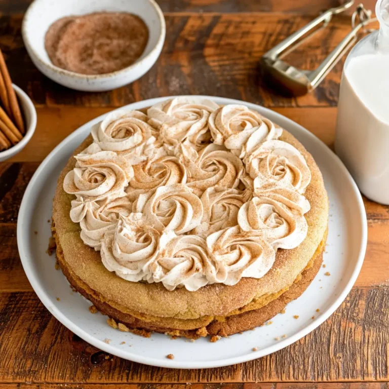 snickerdoodle cookie cake