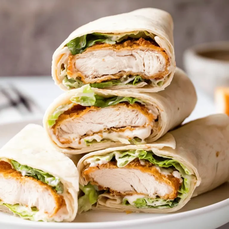 chicken caesar wraps