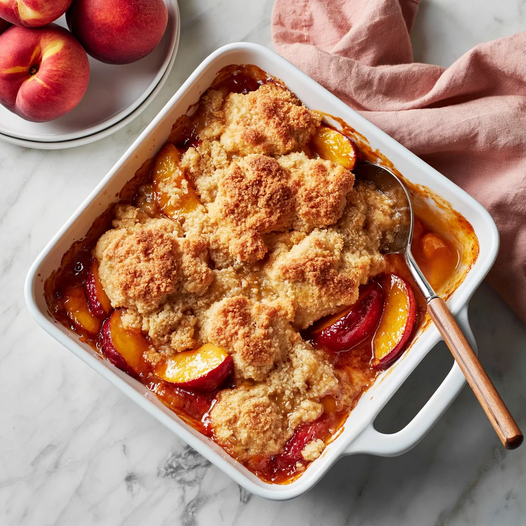 peach cobbler