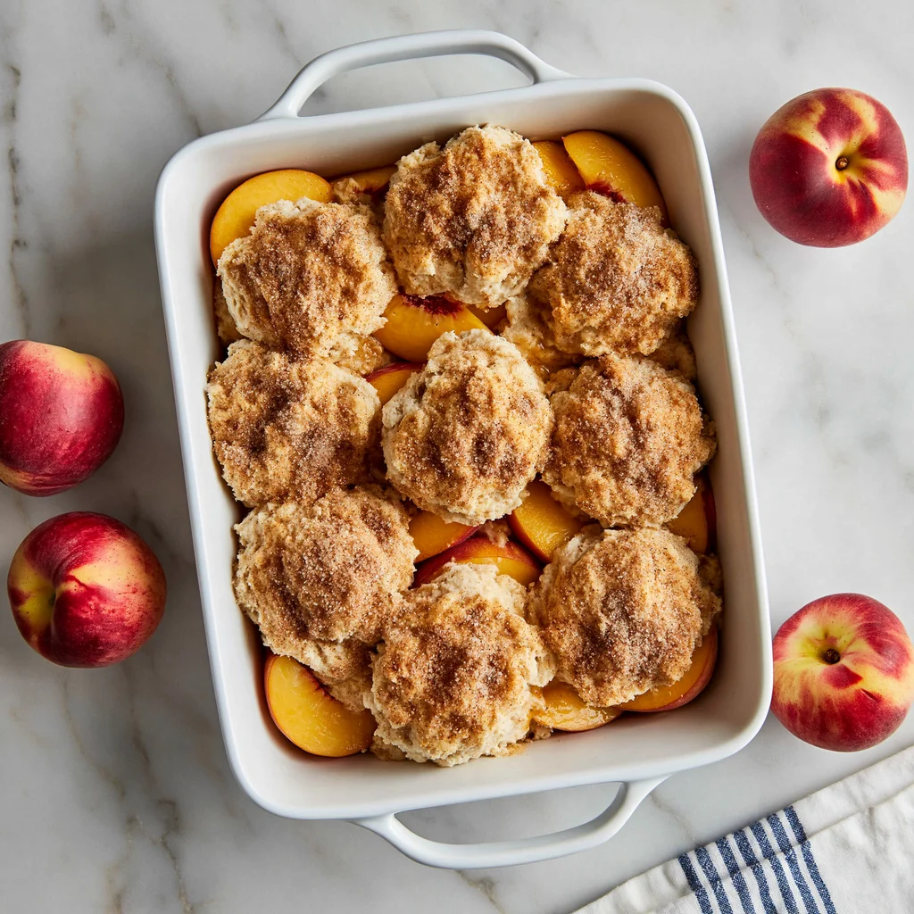 peach cobbler