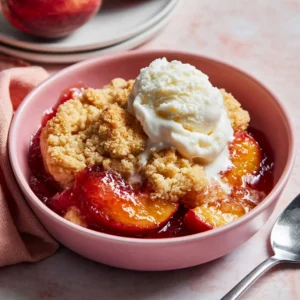 peach cobbler