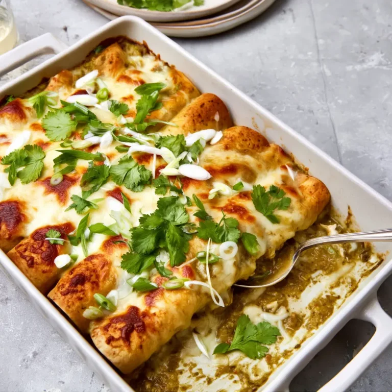 green chicken enchiladas
