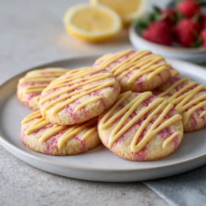 Raspberry Lemonade Cookies