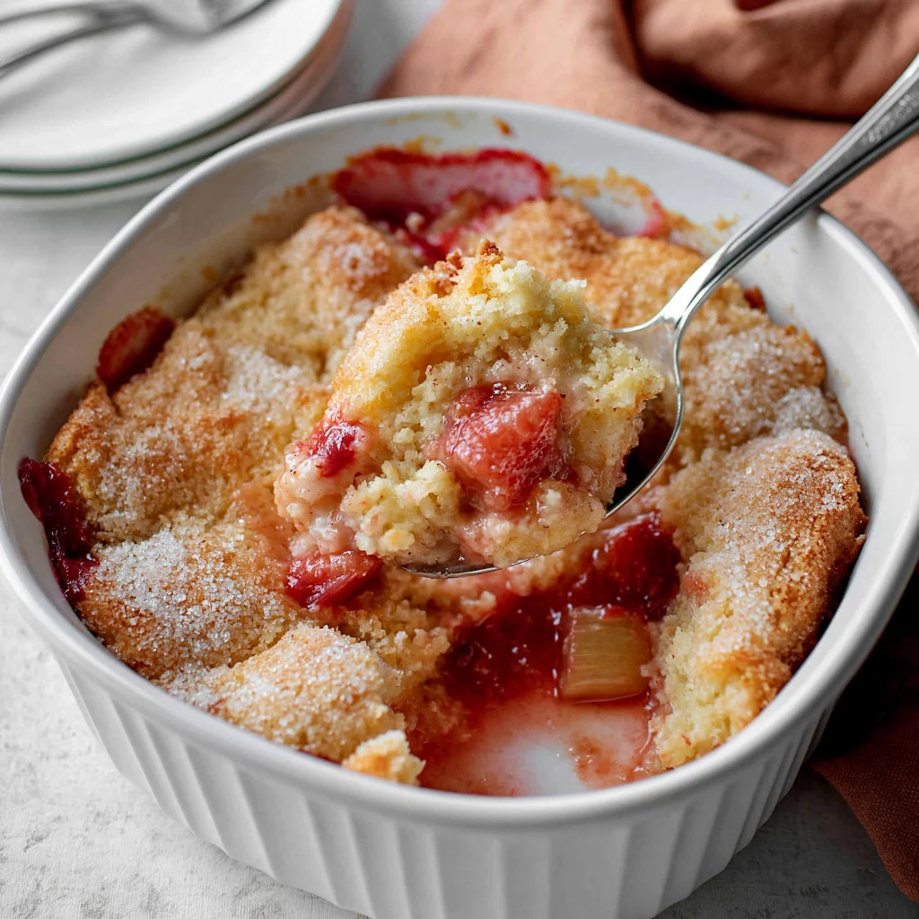 Rhubarb Pudding Cake