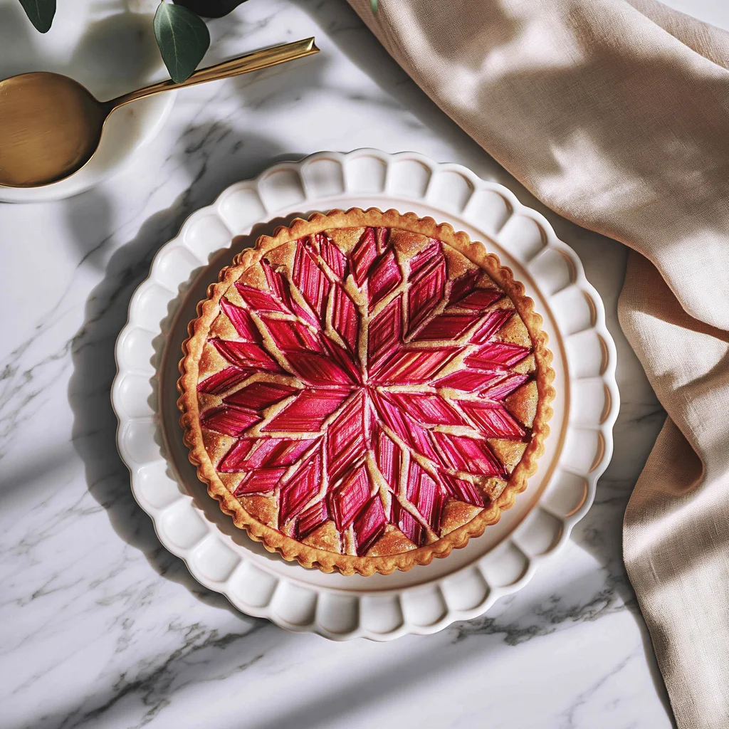 rhubarb tart